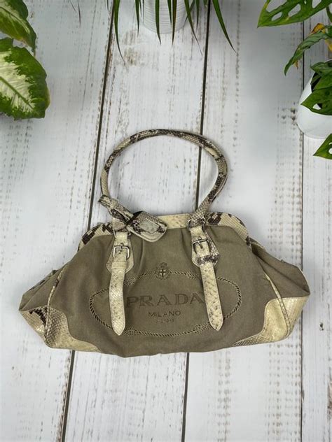 prada 1961 purse reptile skin|prada purses for sale.